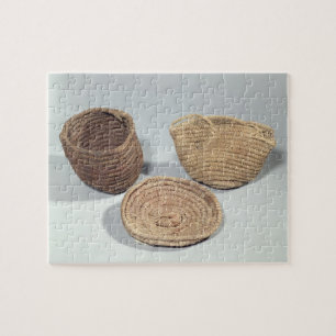 Puzzle Deux paniers et une couverture (frondes tissées d