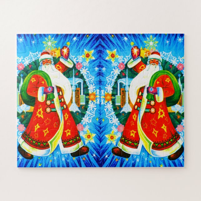 Puzzle Deux Santas (Horizontal)