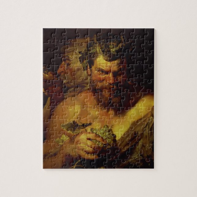 Puzzle Deux satyres (huile sur le panneau) (Vertical)