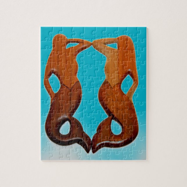 Puzzle deux sirènes en vedette (Vertical)