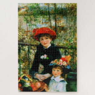 Puzzle Deux Soeurs en terrasse par Renoir