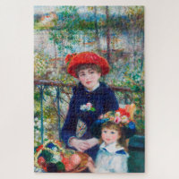 Deux Soeurs (En Terrasse) Pierre Auguste Renoir