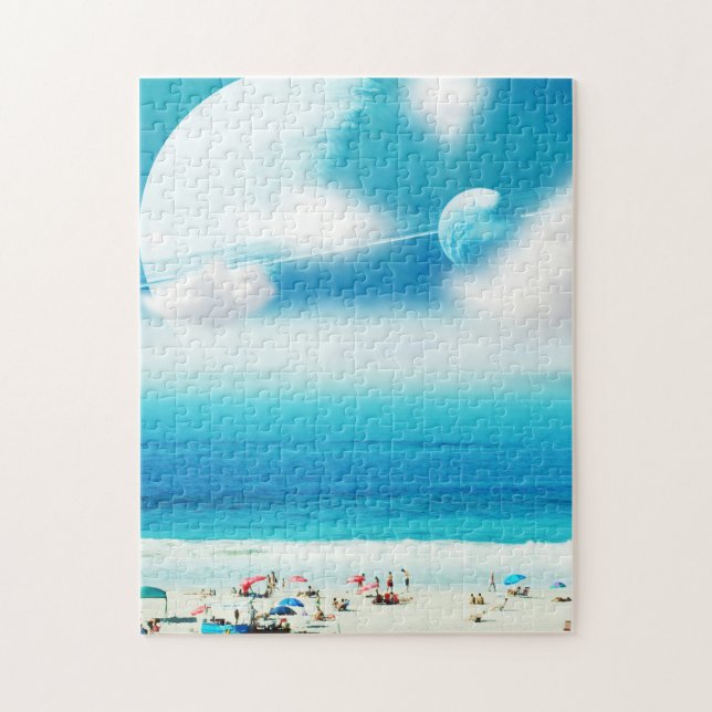 Puzzle Devant de plage surréaliste (Vertical)