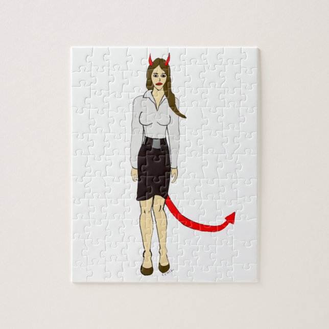 Puzzle devil girl     (Vertical)