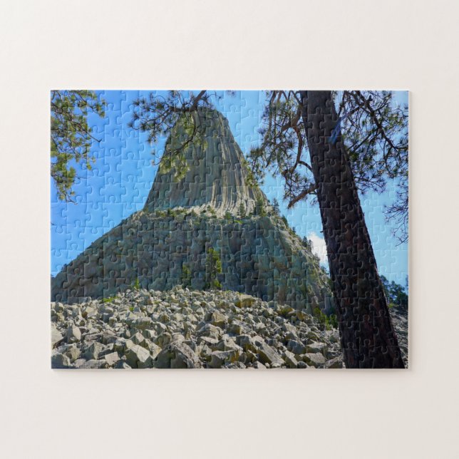 Puzzle Devils Tower Dakota du Sud. (Horizontal)