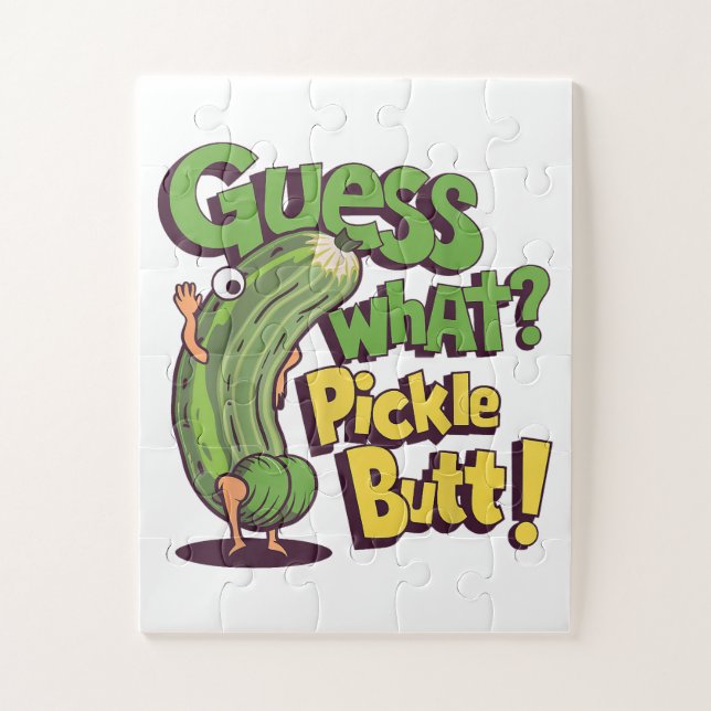 Puzzle Devinez quoi_ Pickle Butt! Drôle concombre (Vertical)