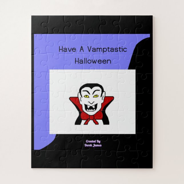 Puzzle d'Halloween Vamptastique 11" X 14" (Vertical)
