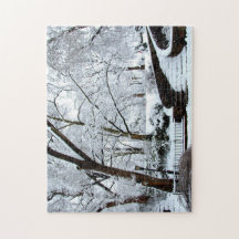 Puzzle d'hiver de ville