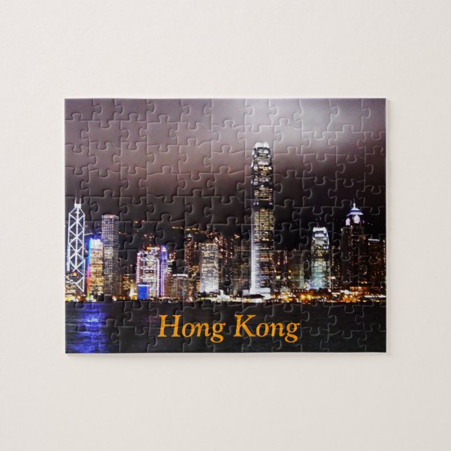 Puzzle d'horizon de Hong Kong (Horizontal)
