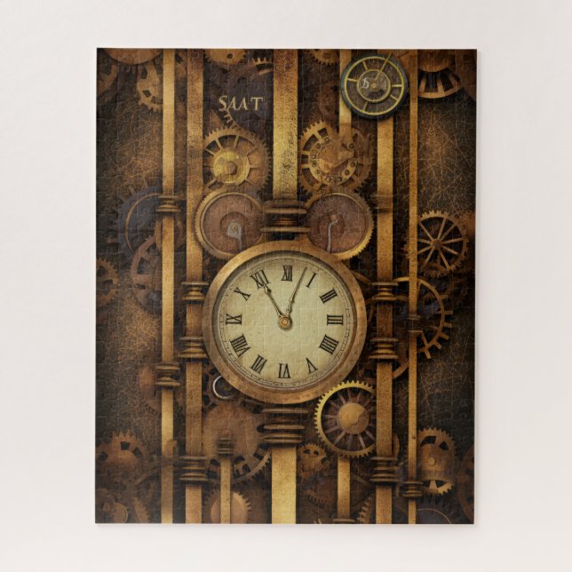 Puzzle d'horloge Steampunk (Vertical)