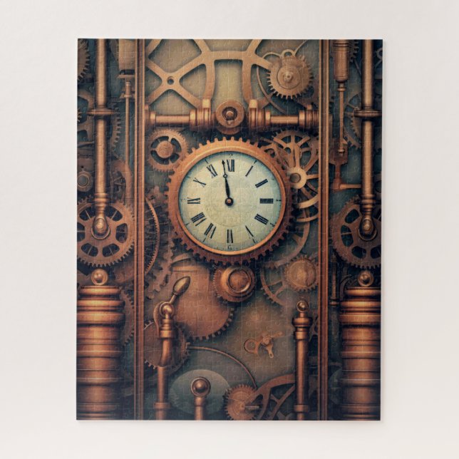 Puzzle d'horloge Steampunk (Vertical)