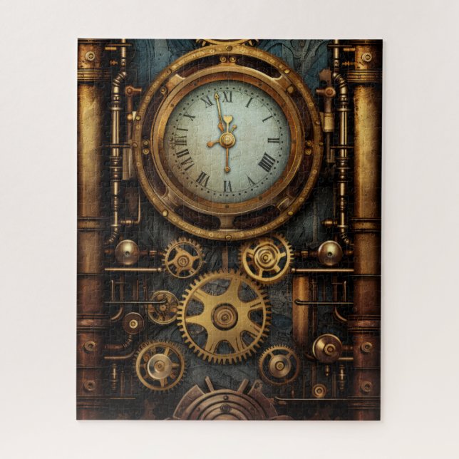 Puzzle d'horloge Steampunk (Vertical)