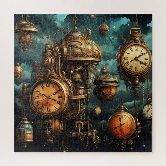 Puzzle d'horloges Steampunk (Vertical)