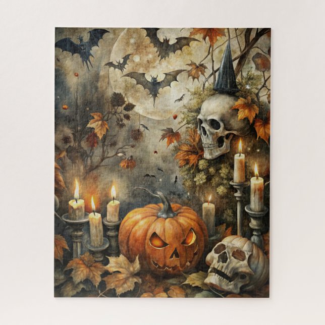 Puzzle d'horreur d'Halloween (Vertical)