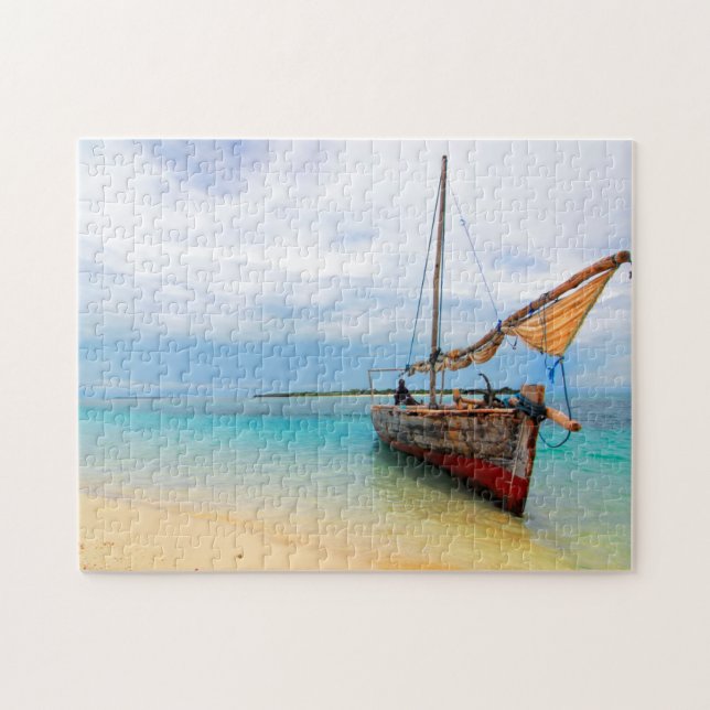Puzzle Dhow traditionnel, Zanzibar, Tanzanie (Horizontal)
