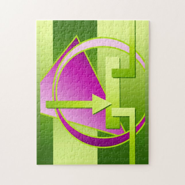 Puzzle "Diagramme de circuit" Art numérique Impression, L (Vertical)
