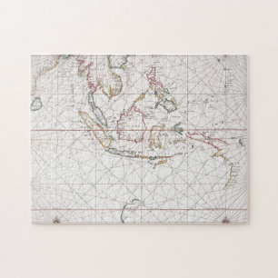 Puzzle Diagramme de mer à l'est de l'Inde   Indonésie