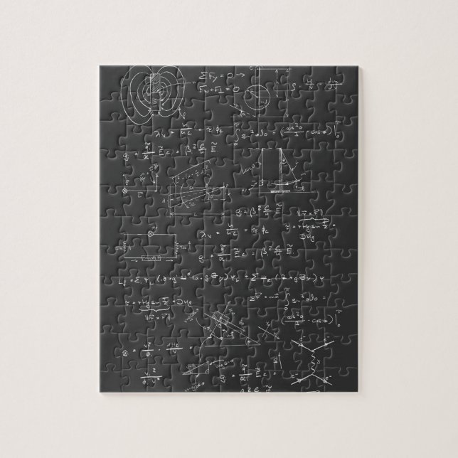 Puzzle Diagrammes et formules de physique (Vertical)