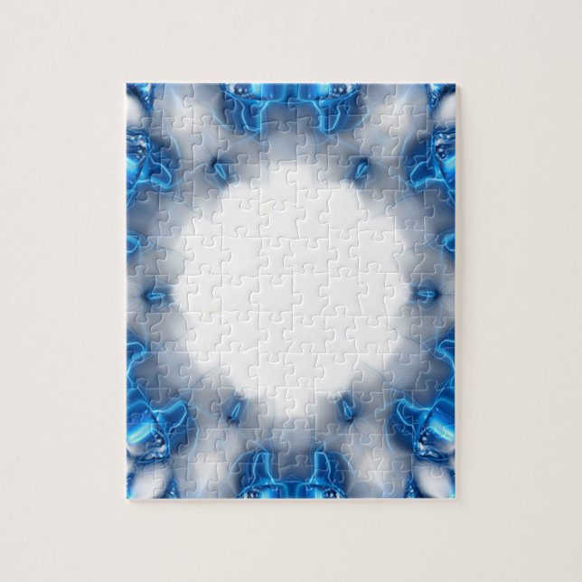 Puzzle Diamants bleus (Vertical)