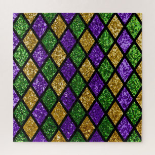 Puzzle Diamants de paillettes scintillants, arrière - pla