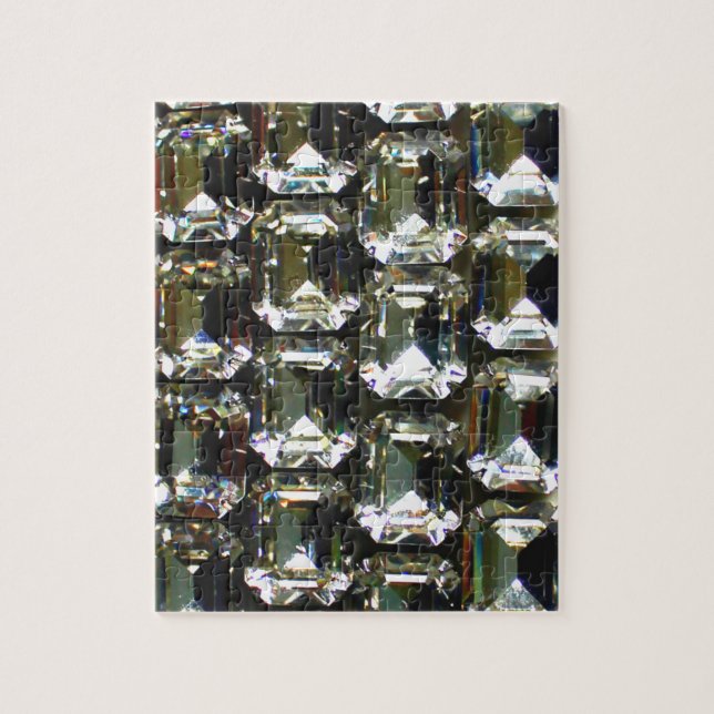 Puzzle Diamants, élégantes pierres vintages (Vertical)