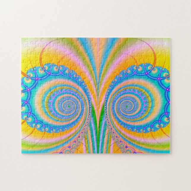 Puzzle Diamants fractal par Shirley Taylor (Horizontal)