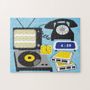 Puzzle d'icônes Vintage 11x14 pour les personnes 