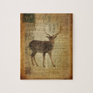 Puzzle Dictionnaire imprimer outdoorsman whitetail buck D