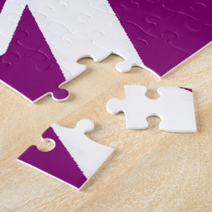 Puzzle "Dieu est amour" Mystique violet foncé (1 Jean 4:1