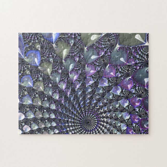 Puzzle difficile de fractale (Horizontal)