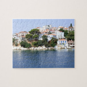 Puzzle d'île de Skiathos, Grèce