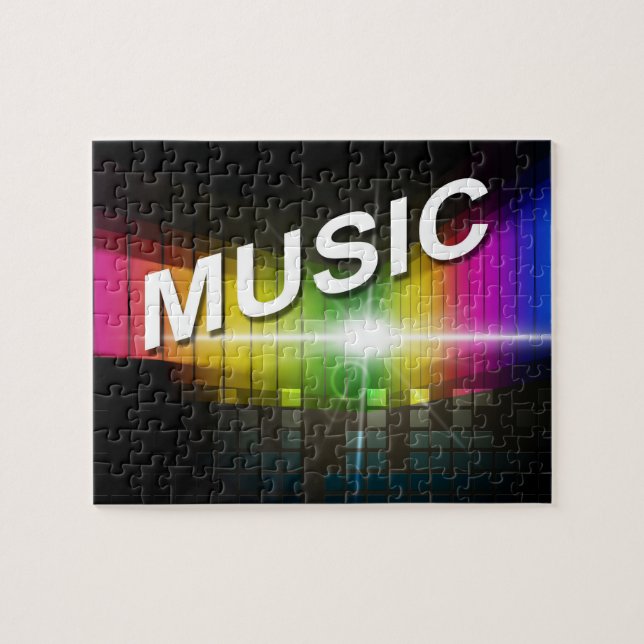Puzzle d'illustration de musique (Horizontal)