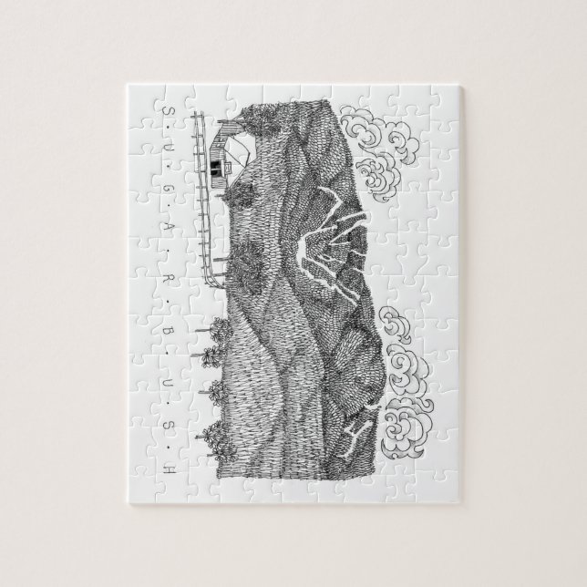 Puzzle d'illustration de Sugarbush Vermont (Vertical)