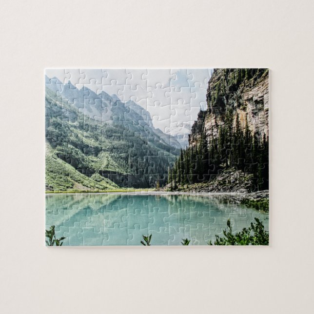 Puzzle d'image de Rétro-Style de Banff Lake Louise (Horizontal)