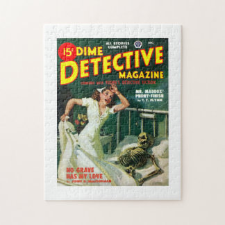 Puzzle Dime Detective Magazine (déc. 1948)