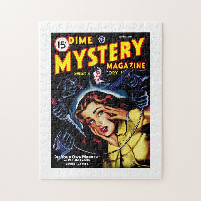 Puzzle Dime Mystery Magazine (sept., 1946) (Vertical)