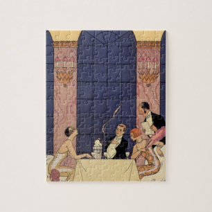 Puzzle dinant fin d'art déco