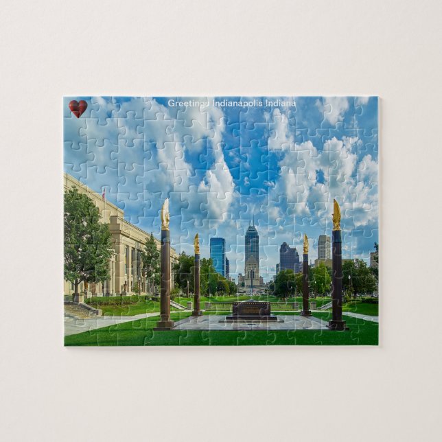 Puzzle d'Indianapolis Indiana (Horizontal)