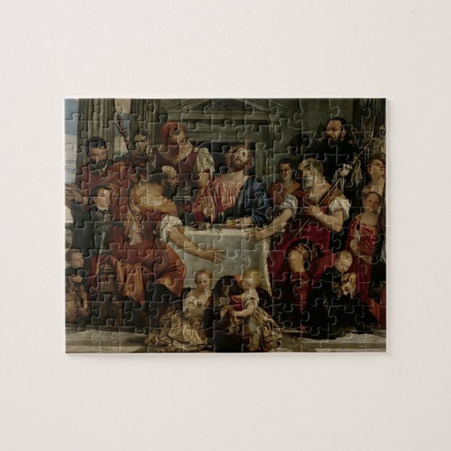 Puzzle Dîner chez Emmaus (huile sur la toile) (Horizontal)
