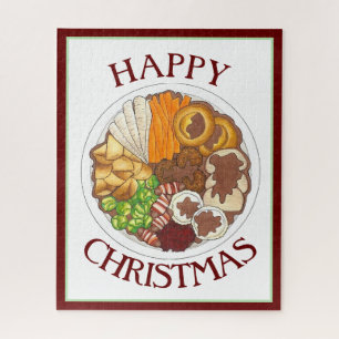 Puzzle Dîner de Noël britannique fête de la Turquie