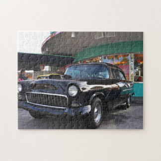 Puzzle Dinning pendant les années 50 au wagon-restaurant