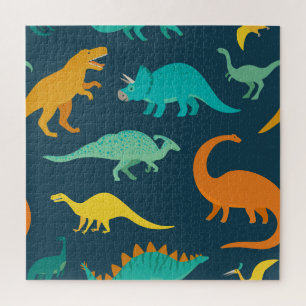 Puzzle Dinosaur Adventure : Papier peint de la crèche pou