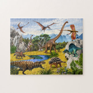 Puzzle Dinosaur Jurassic Park animals Dino prehistoric