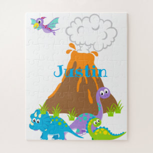 Puzzle Dinosaur, Personnaliser l'affiche