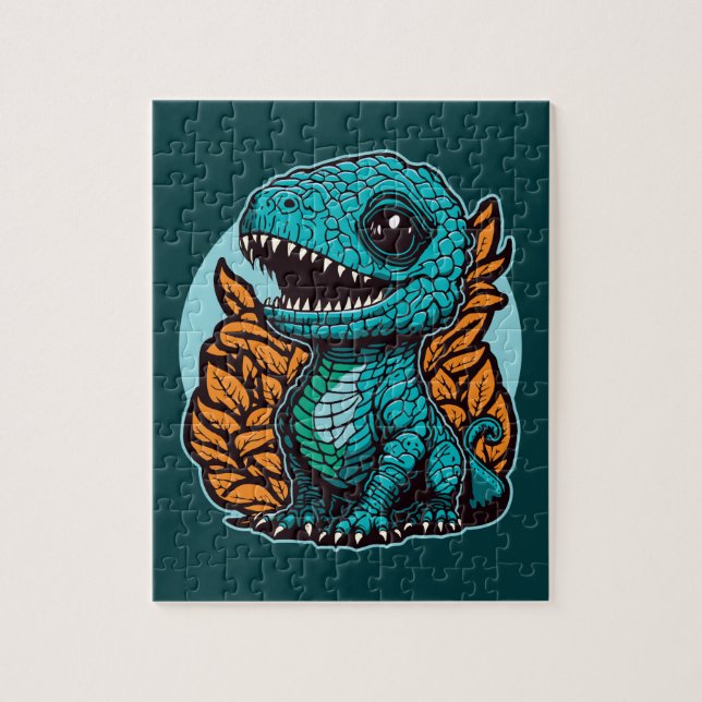 Puzzle Dinosaure Bébé mignon (Vertical)