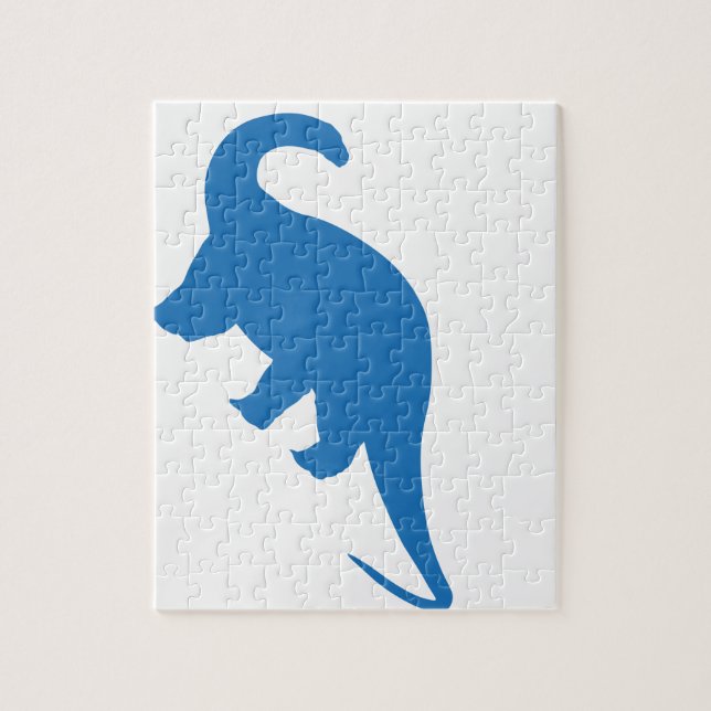 Puzzle Dinosaure Bleu (Vertical)