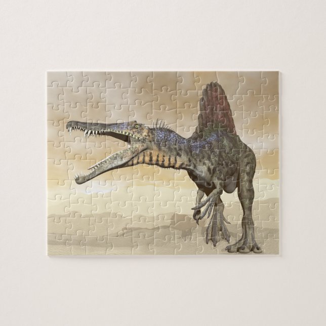 Puzzle Dinosaure de Spinosaurus dans le désert - 3D (Horizontal)