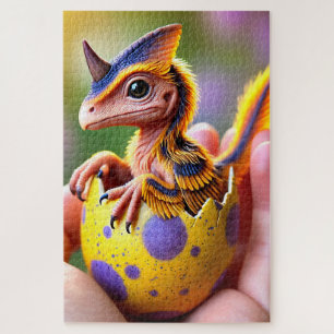 Puzzle Dinosaure pour bébé à la corne