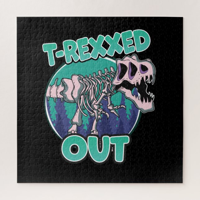 Puzzle Dinosaure T-Rexxed Out (Vertical)