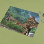 Puzzle Dinosaure Tyrannosaurus Spinosaurus<br><div class="desc">Cette conception peut être personnalisée en choisissant l'option Modifier la conception. Vous pouvez également transférer sur d'autres objets. Contactez-moi à l'adresse colorflowcreations@gmail.com ou utilisez l'option conversation en haut de la page si vous souhaitez avoir cette conception sur un autre produit ou avez besoin d'aide. Voir d'autres de mes dessins ou...</div>